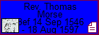Rev. Thomas Morse