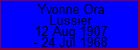 Yvonne Ora Lussier
