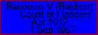 Bandouin V (Baldwin) Count of Flanders