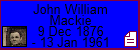 John William Mackie