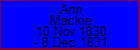 Ann Mackie